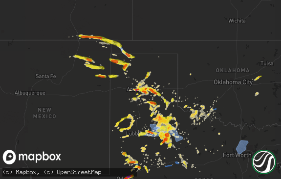 Hail map preview on 06-19-2020