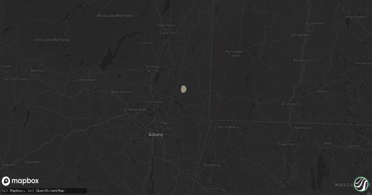 Hail map in Johnsonville, NY on June 19, 2024