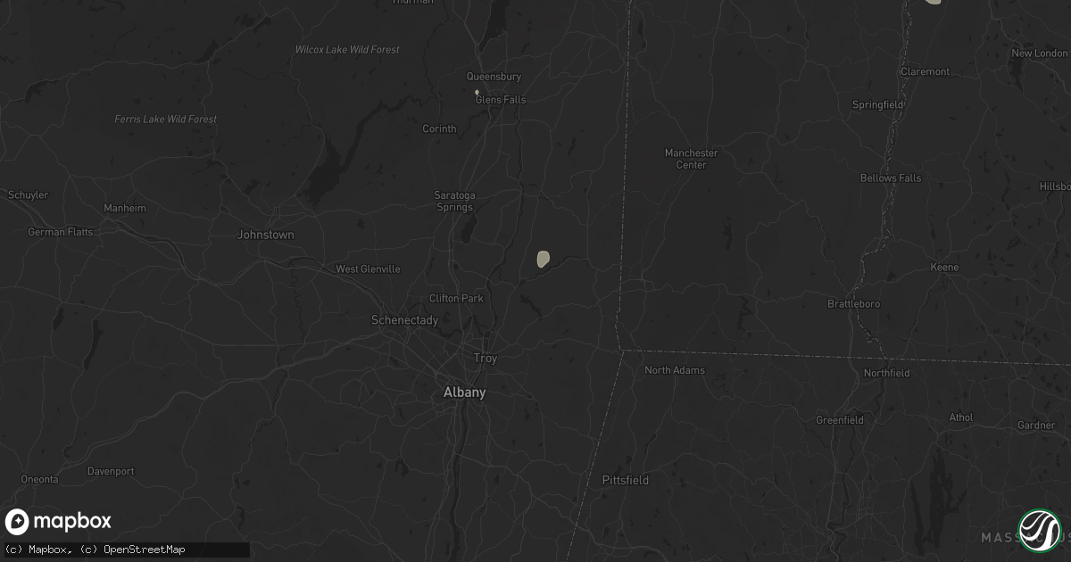 Hail map in Valley Falls, NY on June 19, 2024