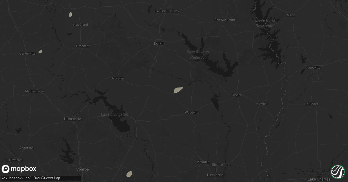 Hail map in Chester, TX on June 19, 2026