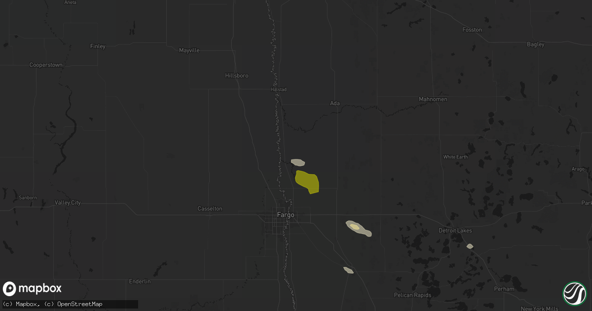 Hail map in Georgetown, MN on June 19, 2026