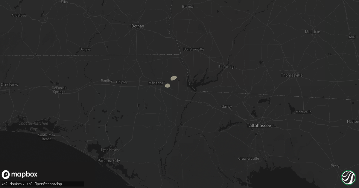 Hail map in Grand Ridge, FL on June 19, 2026