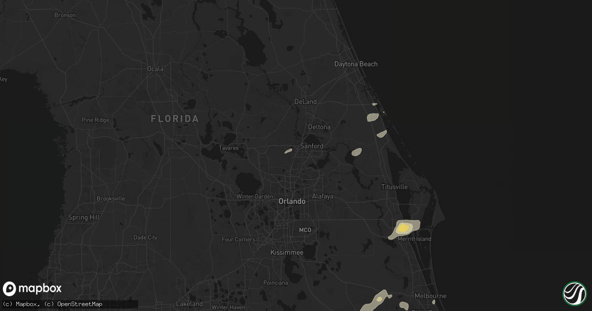 Hail map in Lake Mary, FL on June 19, 2026