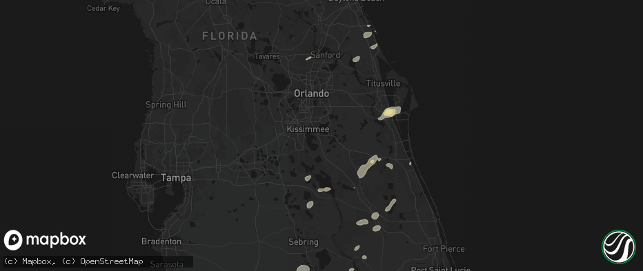 Hail map in Saint Cloud, FL on June 19, 2026