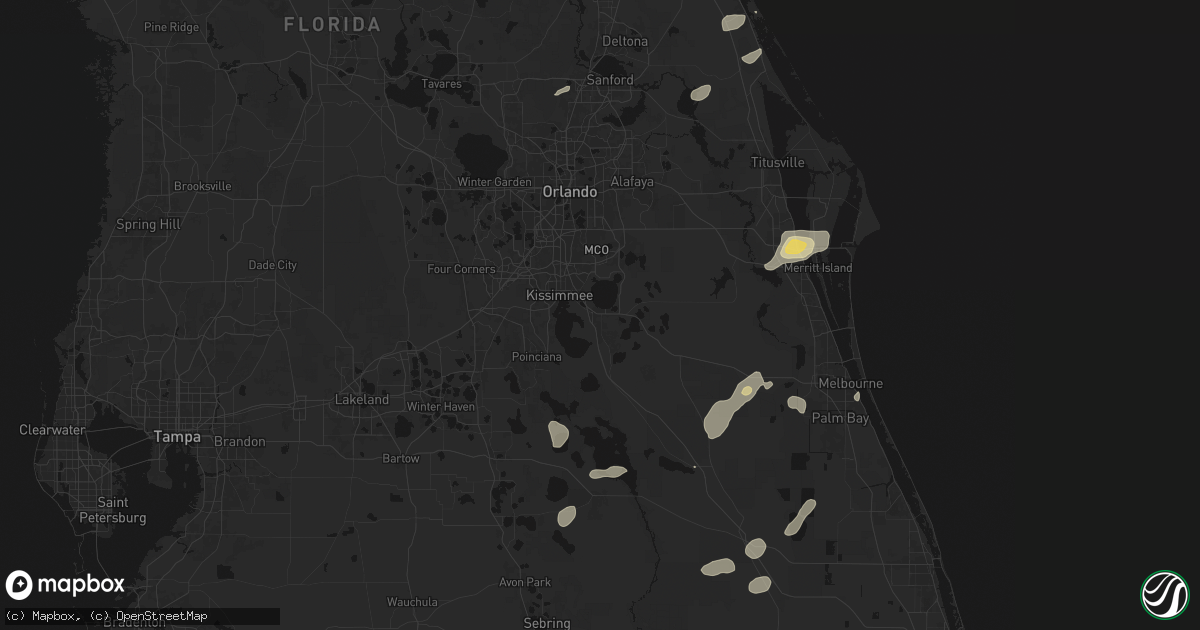 Hail map in Saint Cloud, FL on June 19, 2026
