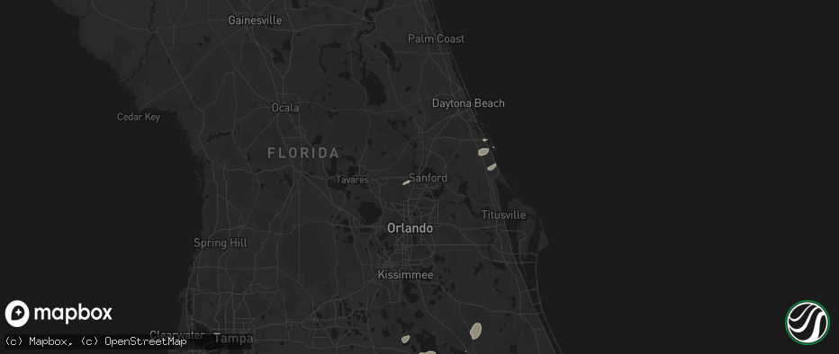 Hail map in Sanford, FL on June 19, 2026