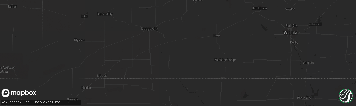 Hail map in Belleville, KS on June 20, 2012