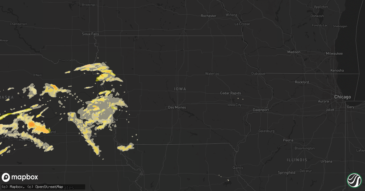 Hail map in Iowa on June 20, 2014