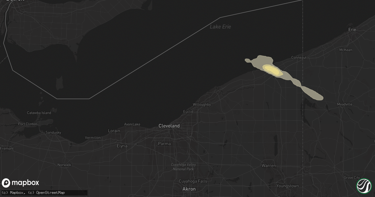 Hail map in Trenton, NJ on June 20, 2016