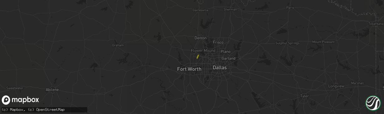 Hail map in Keller, TX on June 20, 2018