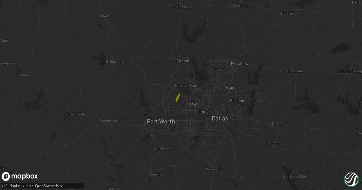Hail map in Southlake, TX on June 20, 2018