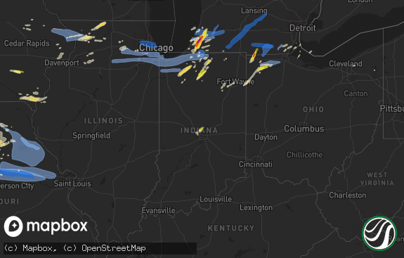 Hail map preview on 06-20-2021