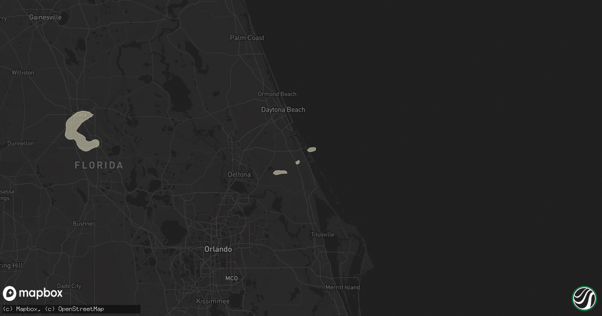 Hail map in Edgewater, FL on June 20, 2023
