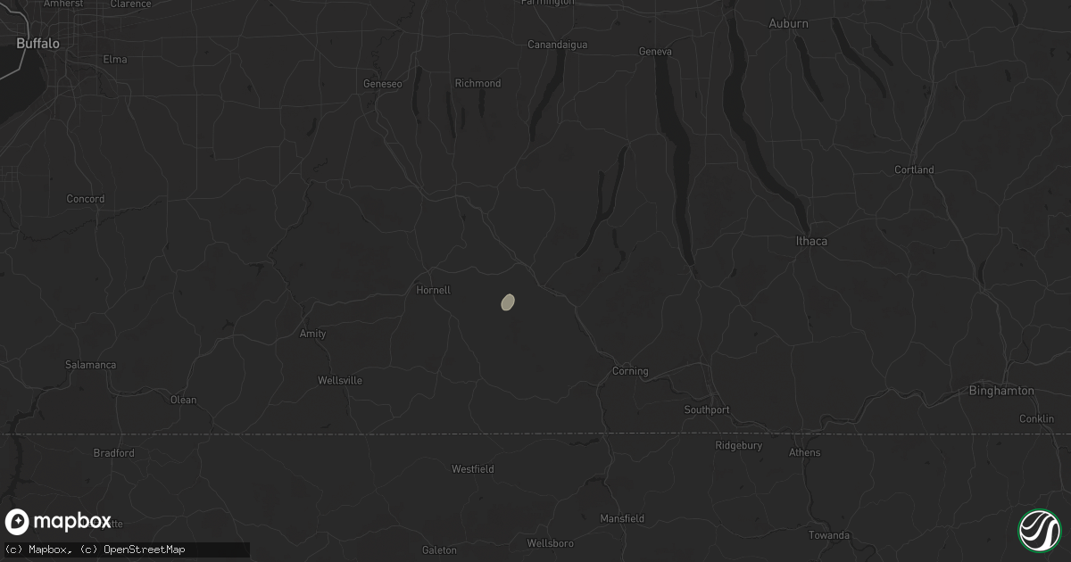 Hail map in Bath, NY on June 20, 2024