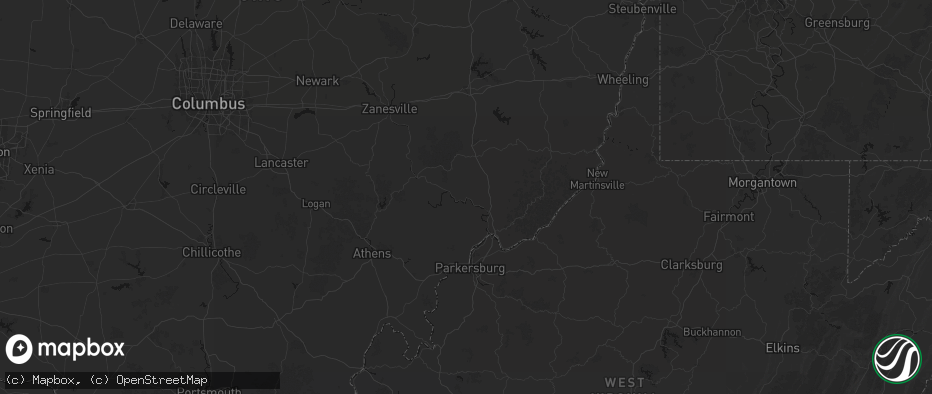 Hail map in Coal Run, OH on June 20, 2026
