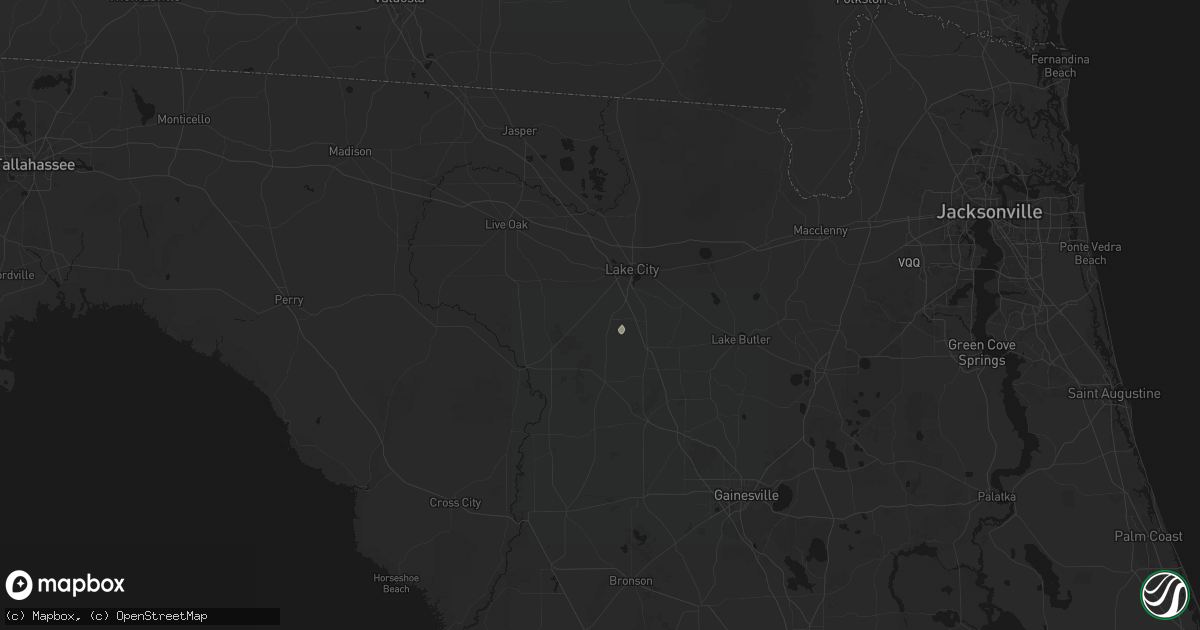 Hail map in Lake City, FL on June 20, 2026