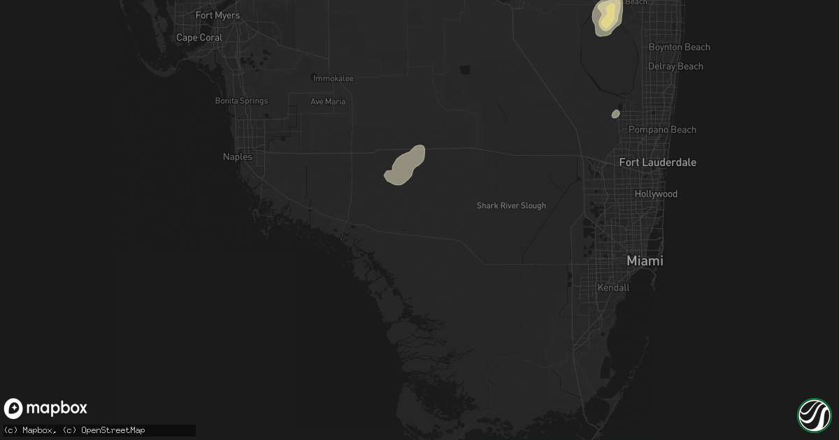 Hail map in Ochopee, FL on June 20, 2026