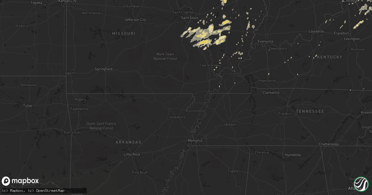 Hail map in Michigan on June 21, 2011