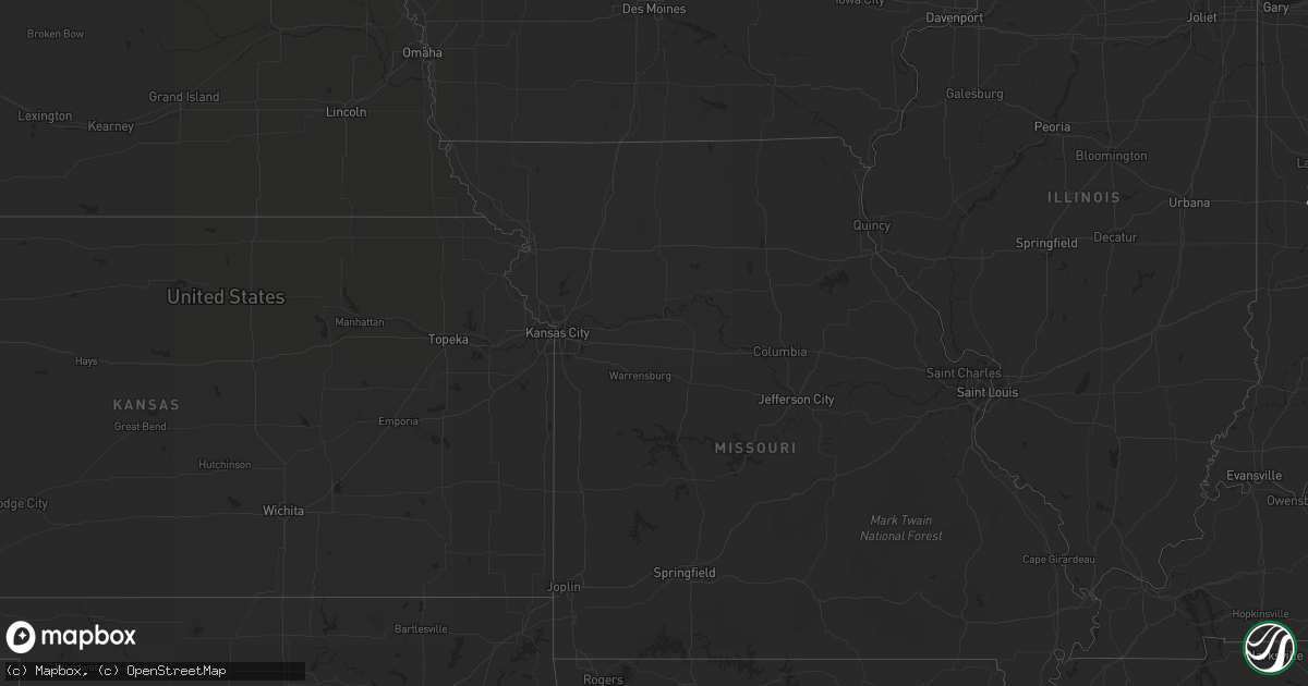 Hail map in West Virginia on June 21, 2012