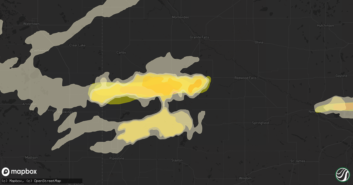 Hail map in Marshall, MN on June 21, 2013