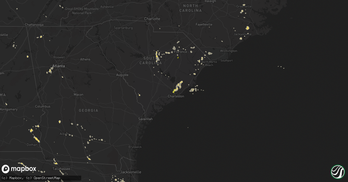 Hail map on June 21, 2014