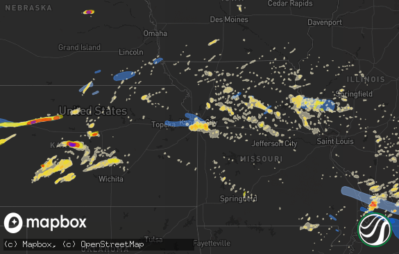 Hail map preview on 06-21-2019