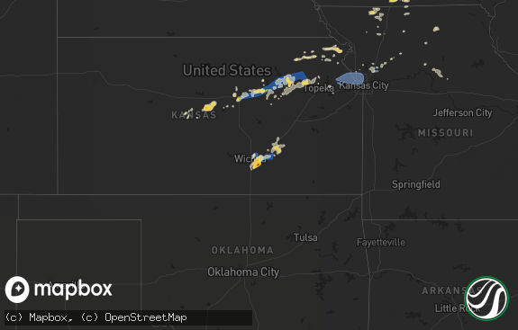 Hail map preview on 06-21-2022