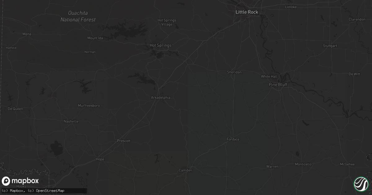 Hail map in Caldwell, KS on June 21, 2023