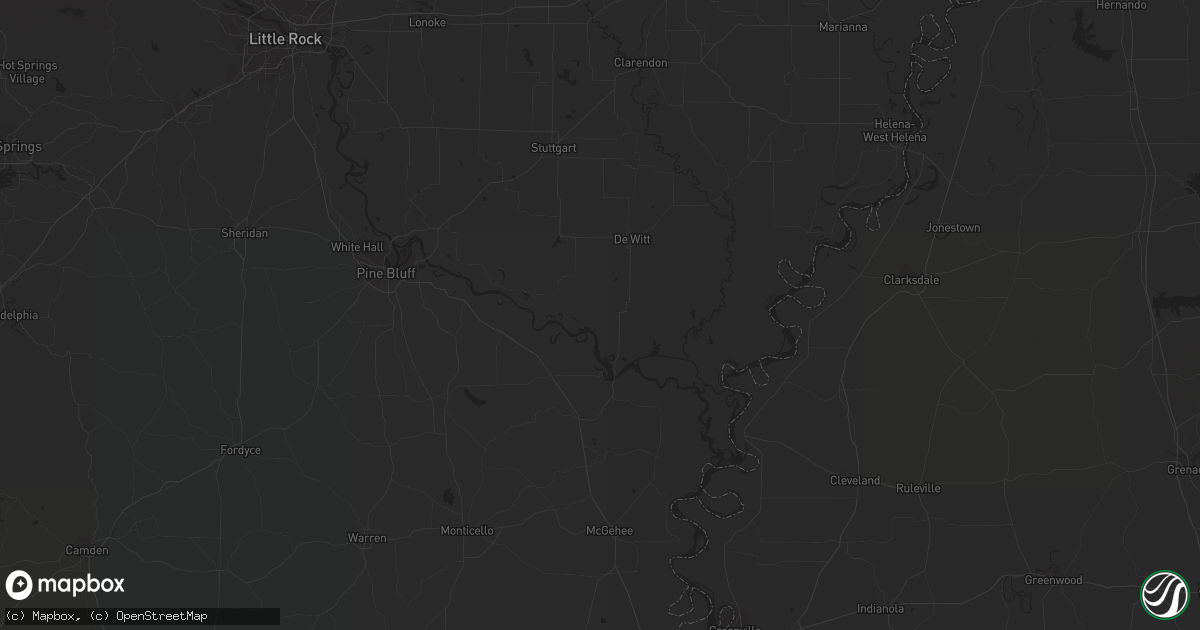 Hail map in Lake Park, GA on June 21, 2023
