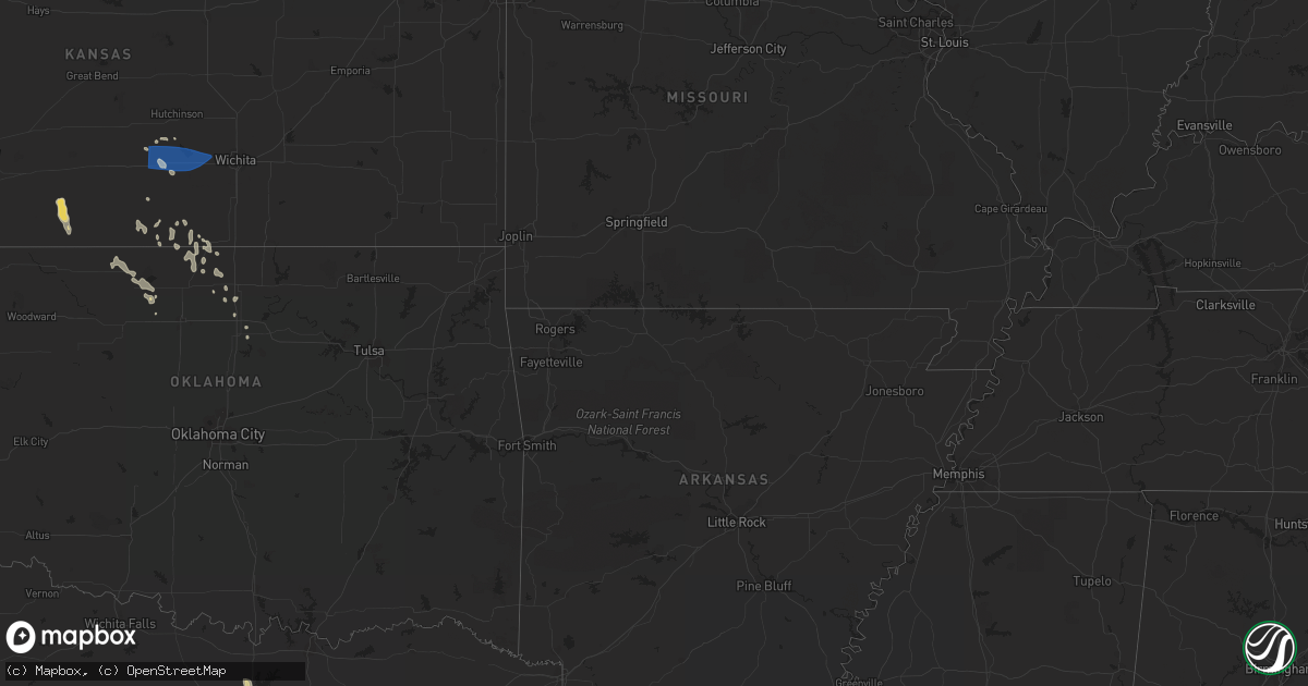 Hail map in South Carolina on June 21, 2023