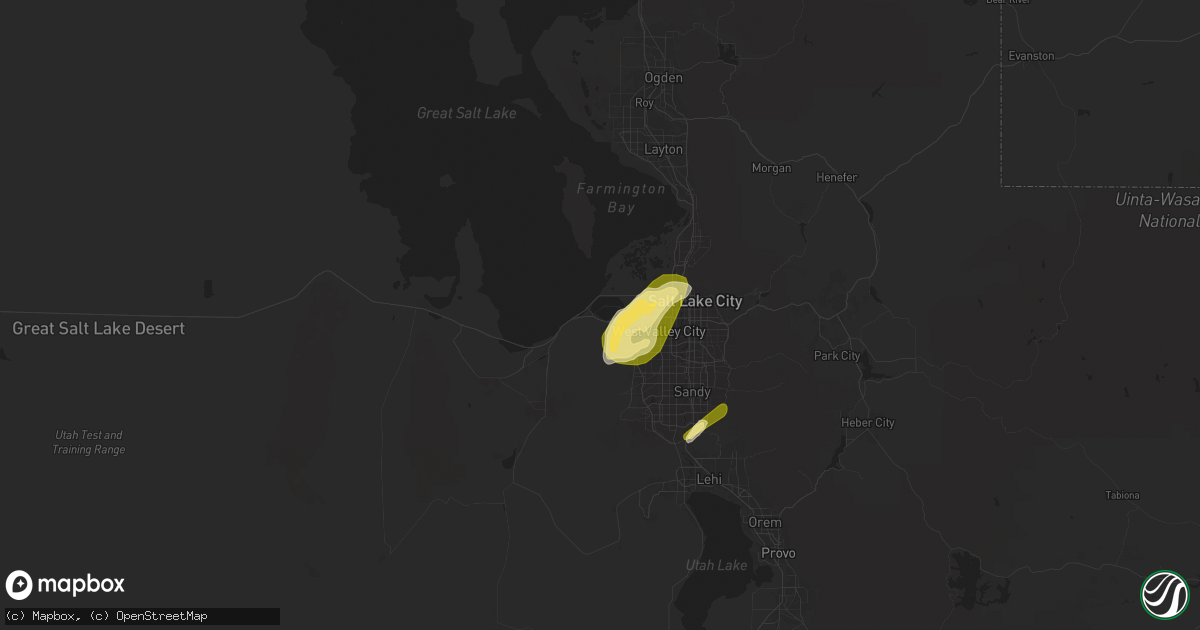 Hail map in Magna, UT on June 21, 2024