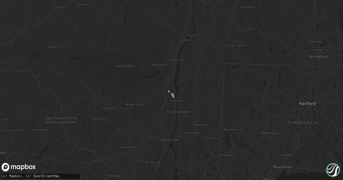 Hail map in Ulster Park, NY on June 21, 2024