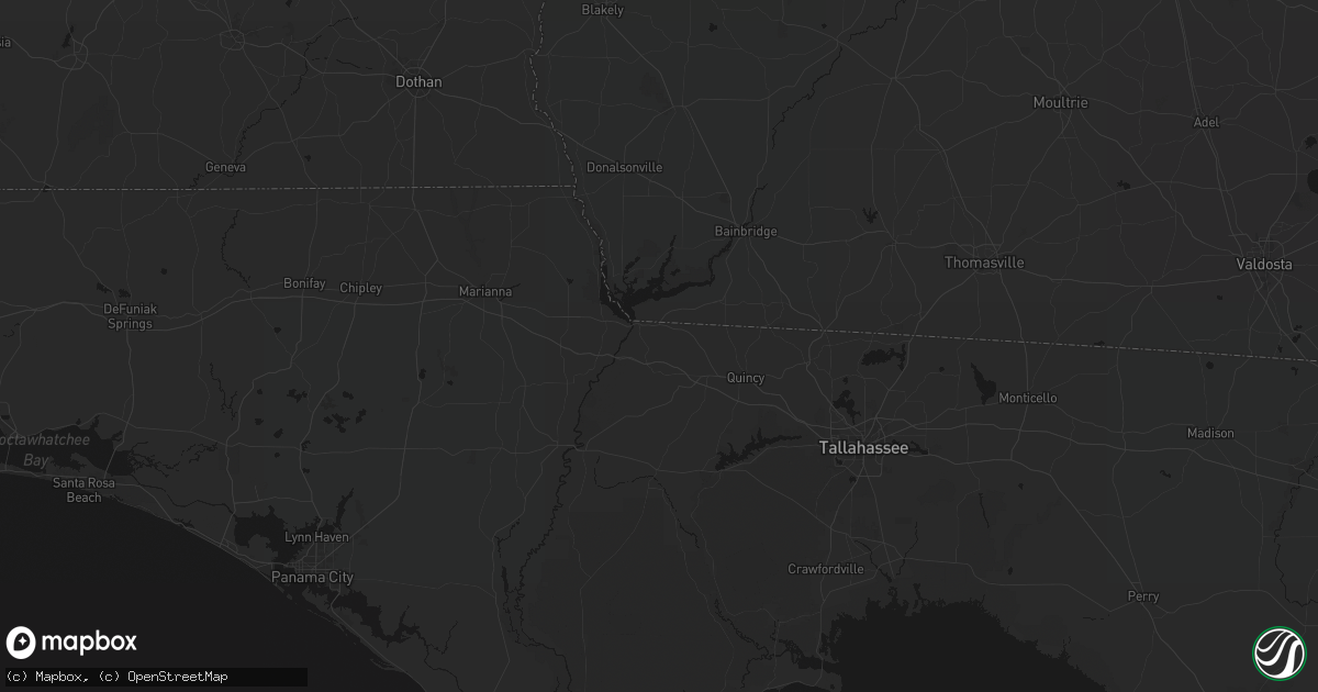 Hail map in Chattahoochee, FL on June 21, 2026