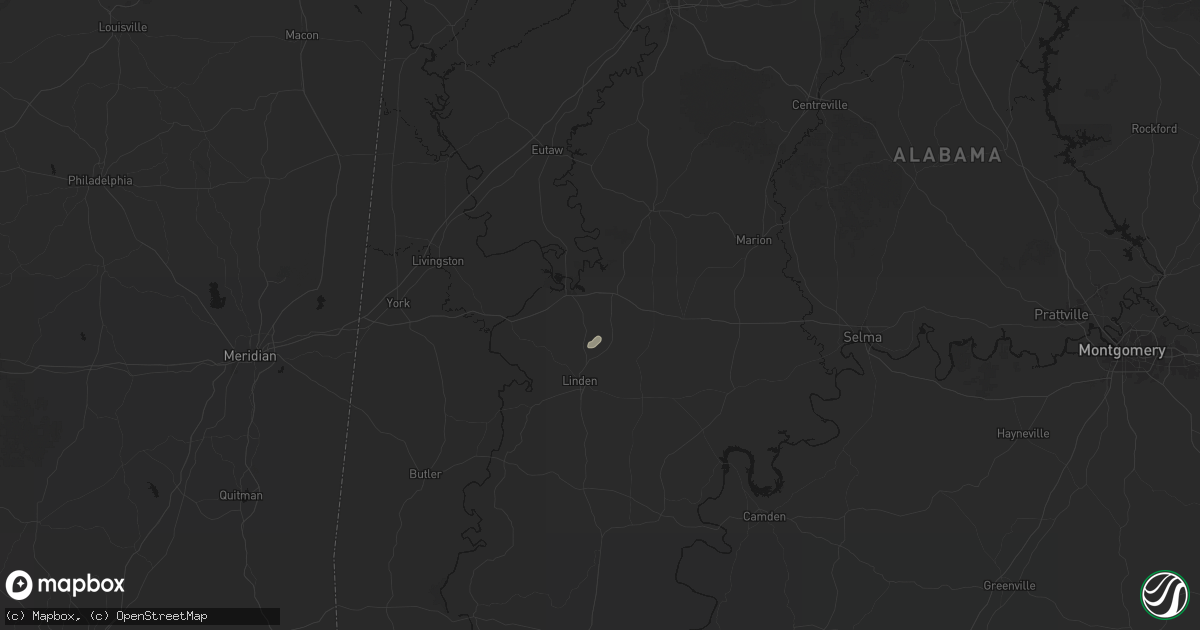 Hail map in Gallion, AL on June 21, 2026