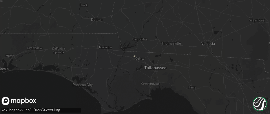 Hail map in Gretna, FL on June 21, 2026