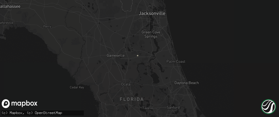 Hail map in Interlachen, FL on June 21, 2026