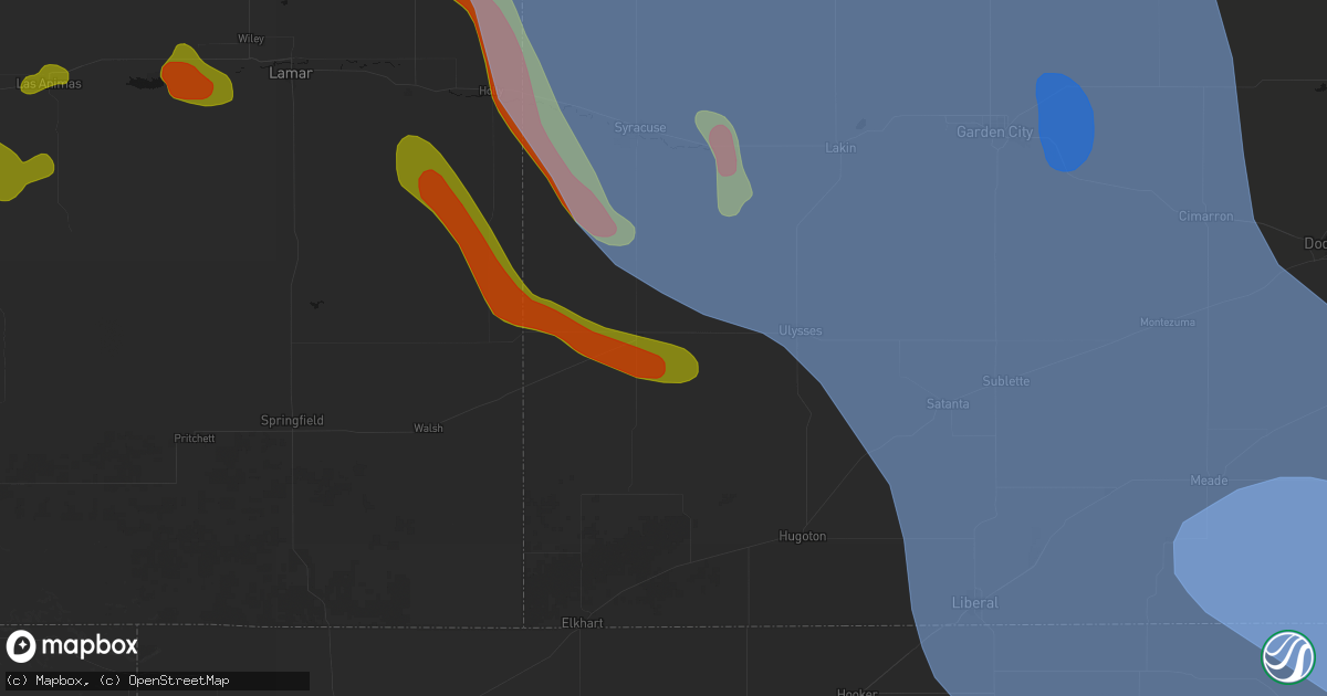 Hail map in Johnson, KS on June 21, 2026
