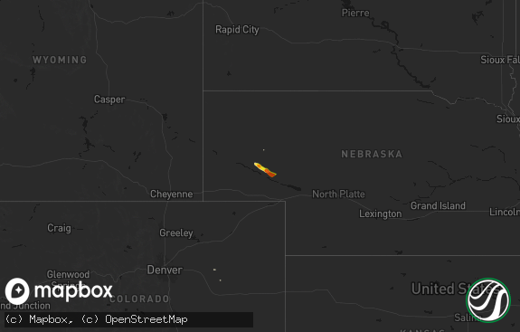 Hail map preview on 06-21-2026
