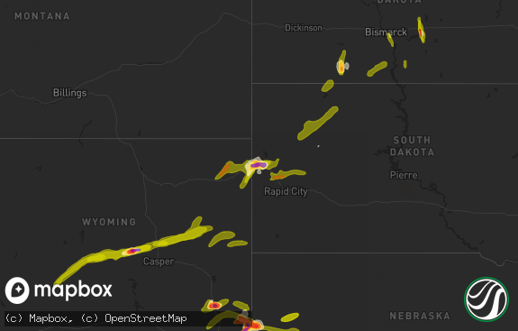 Hail map preview on 06-22-2013