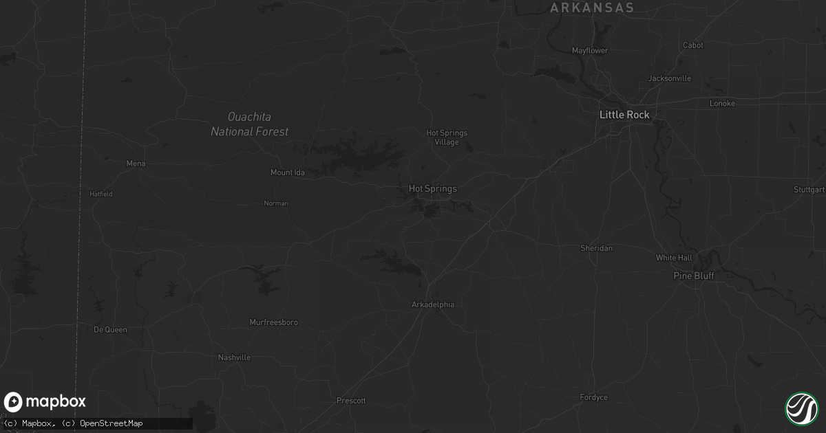 Hail map in Lake Charles, LA on June 22, 2023