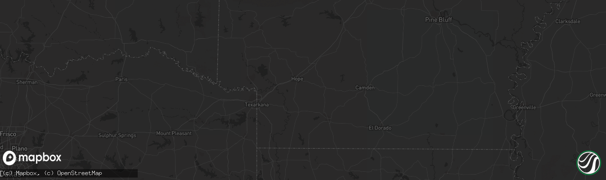 Hail map in Ocala, FL on June 22, 2023