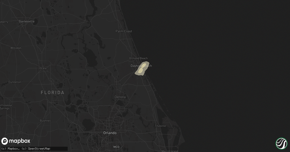 Hail map in Port Orange, FL on June 22, 2023