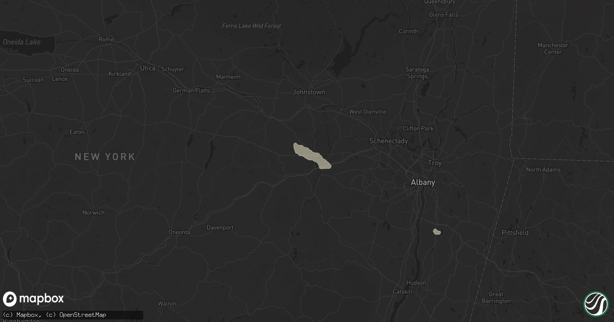 Hail map in Central Bridge, NY on June 22, 2024