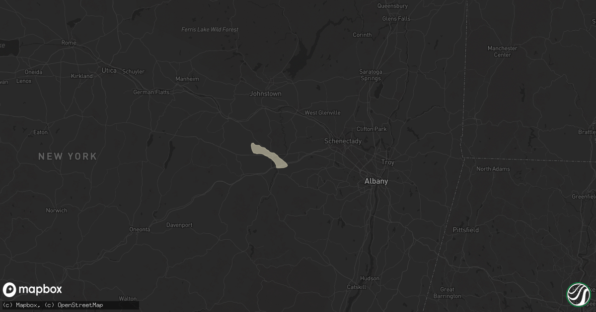 Hail map in Delanson, NY on June 22, 2024