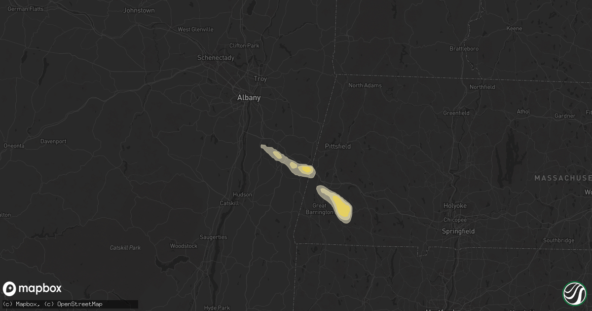 Hail map in East Chatham, NY on June 22, 2024