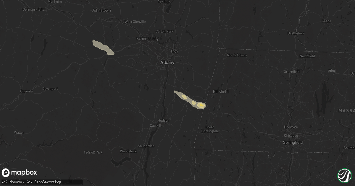 Hail map in Niverville, NY on June 22, 2024