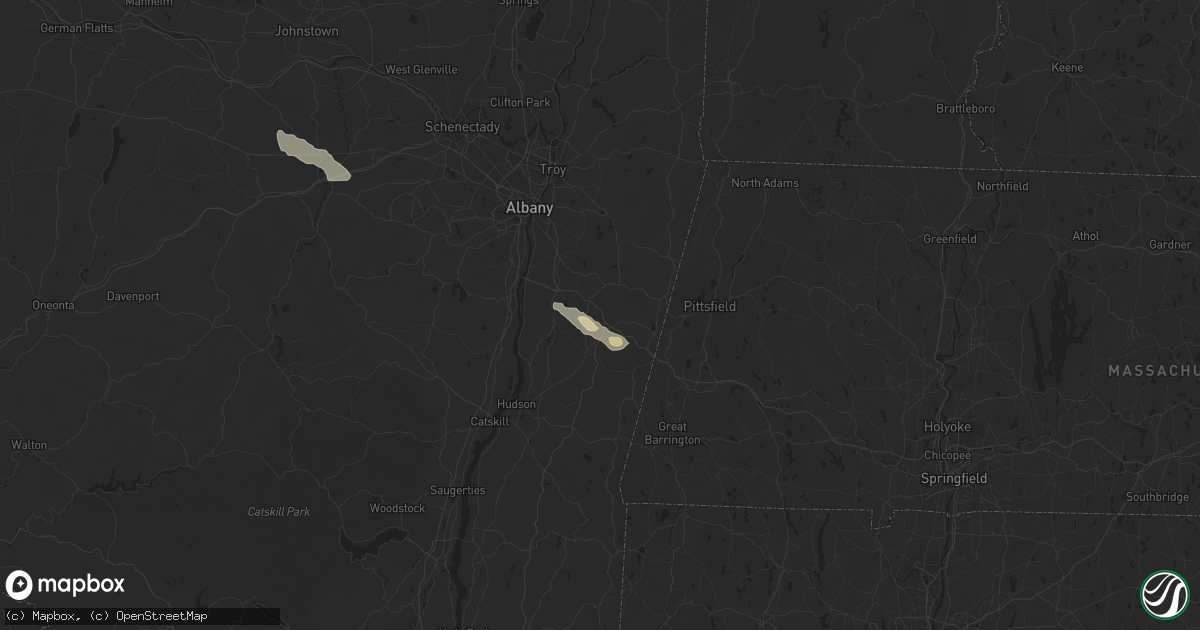 Hail map in Old Chatham, NY on June 22, 2024