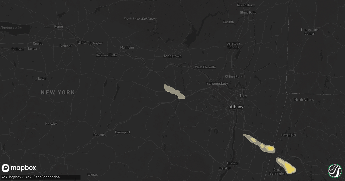 Hail map in Sloansville, NY on June 22, 2024