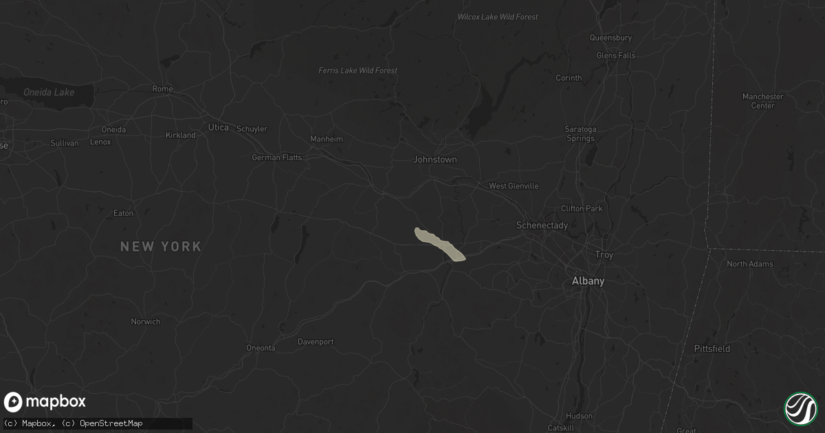 Hail map in Sprakers, NY on June 22, 2024