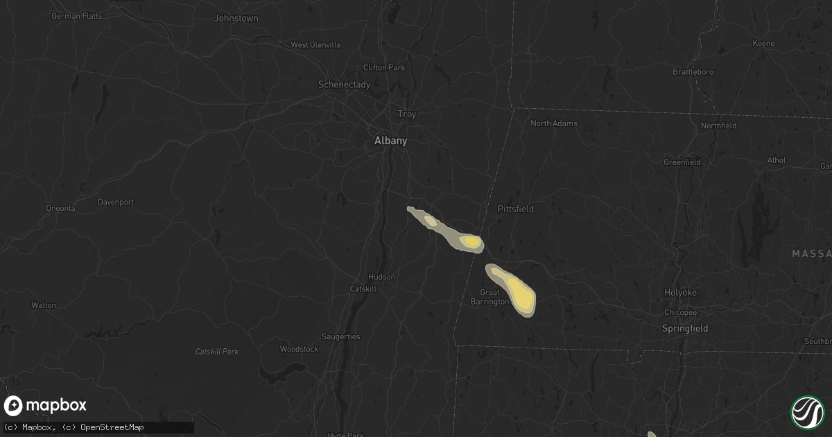 Hail map in Valatie, NY on June 22, 2024